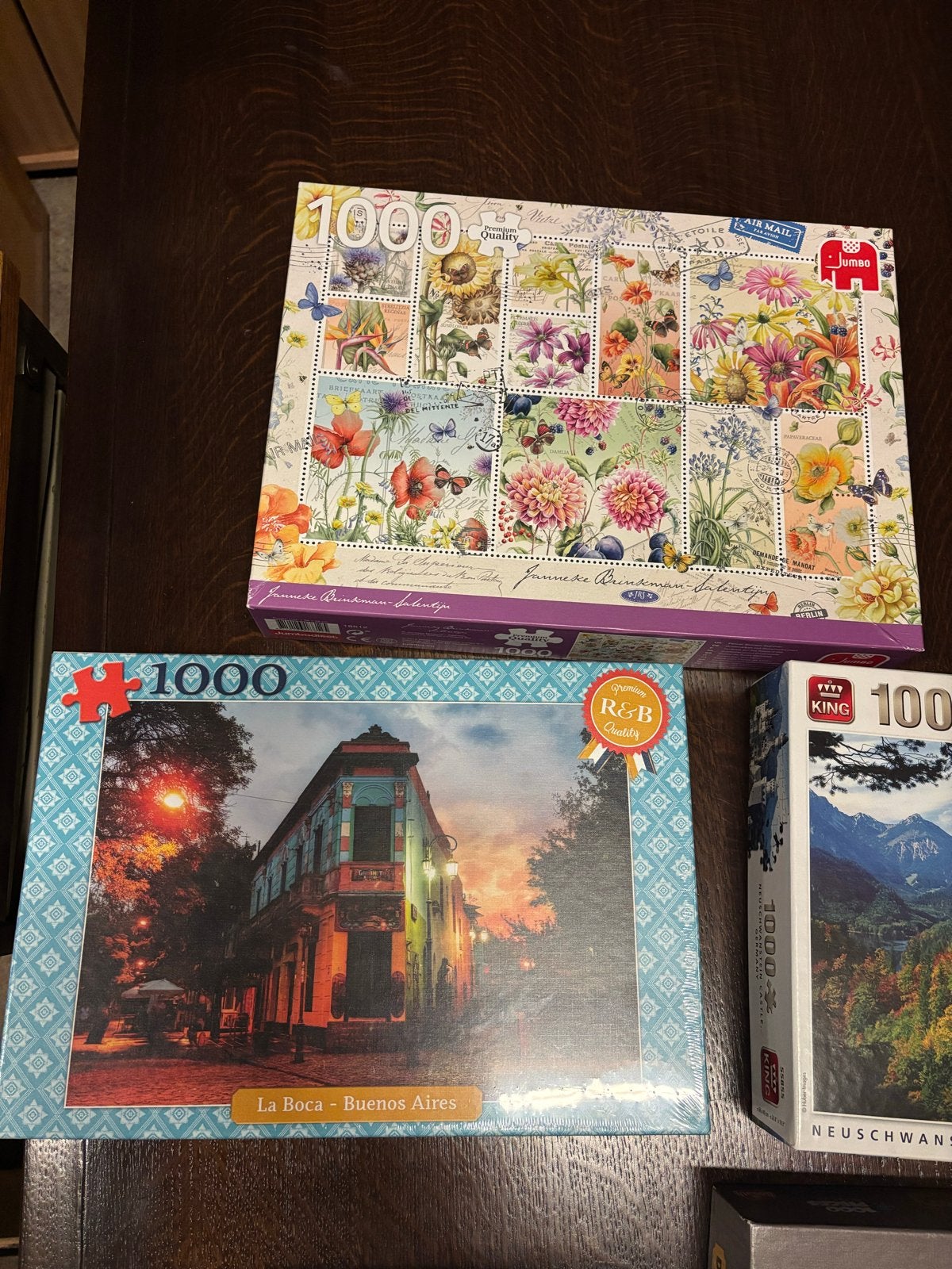 Diverse 1000-stukjes legpuzzels - Verschillende thema's, Ophalen of Verzenden, 500 t/m 1500 stukjes, Gebruikt, Legpuzzel
