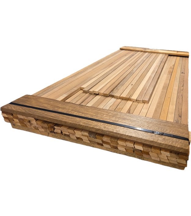 7 m² Red Cedar Latten – Rhombusprofiel - nr: RC220, Ophalen, Nieuw, 180 tot 250 cm, Planken