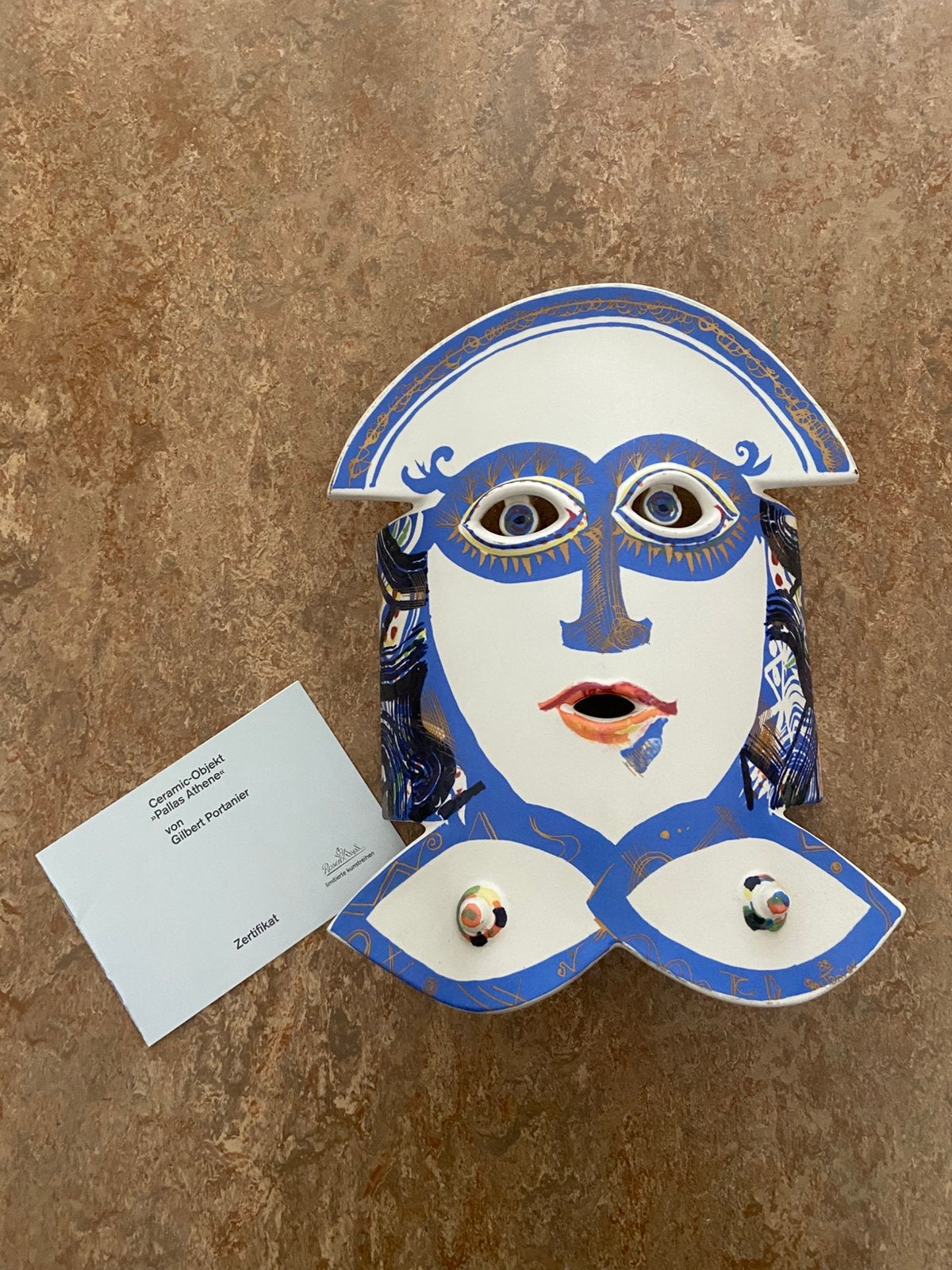 Rosenthal, masker van Gilbert Portanier, Antiek en Kunst, Ophalen