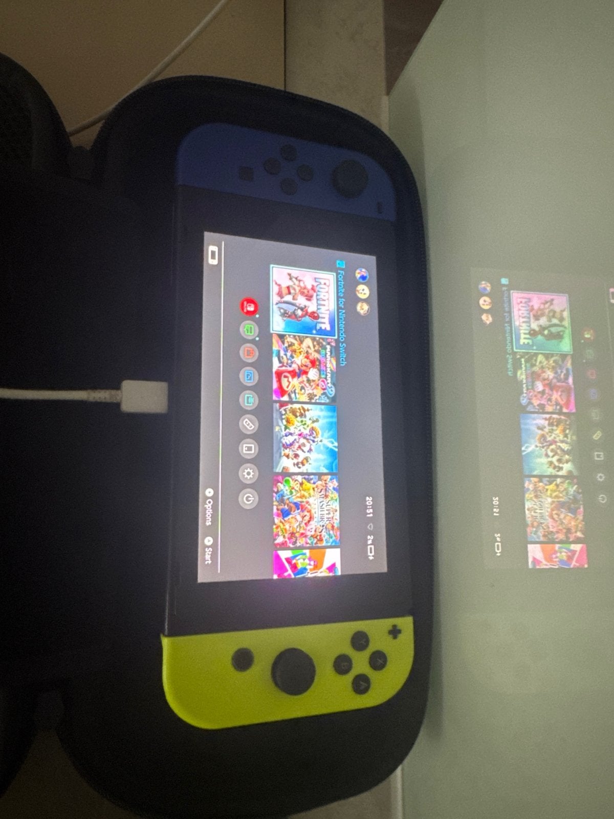 Nintendo Switch unpatched met hoes, Spelcomputers en Games, Ophalen of Verzenden, Gebruikt, Met 2 controllers, Switch Original