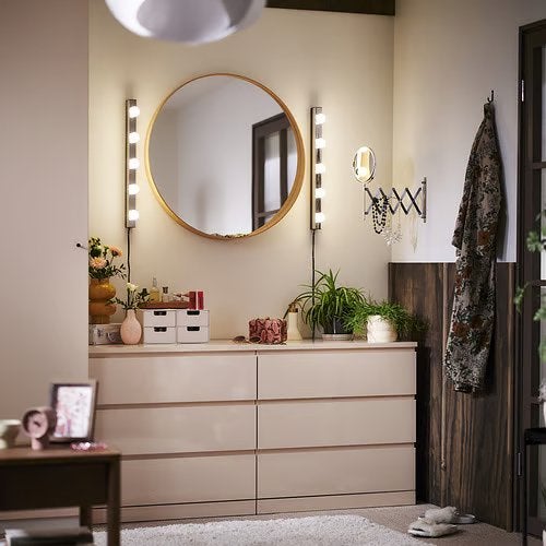 IKEA MALM Ladekast 3 lades, lichtoranje, 80x78 cm, NIEUW, Huis en Inrichting, Ophalen, Nieuw, 50 tot 100 cm, 3 of 4 laden