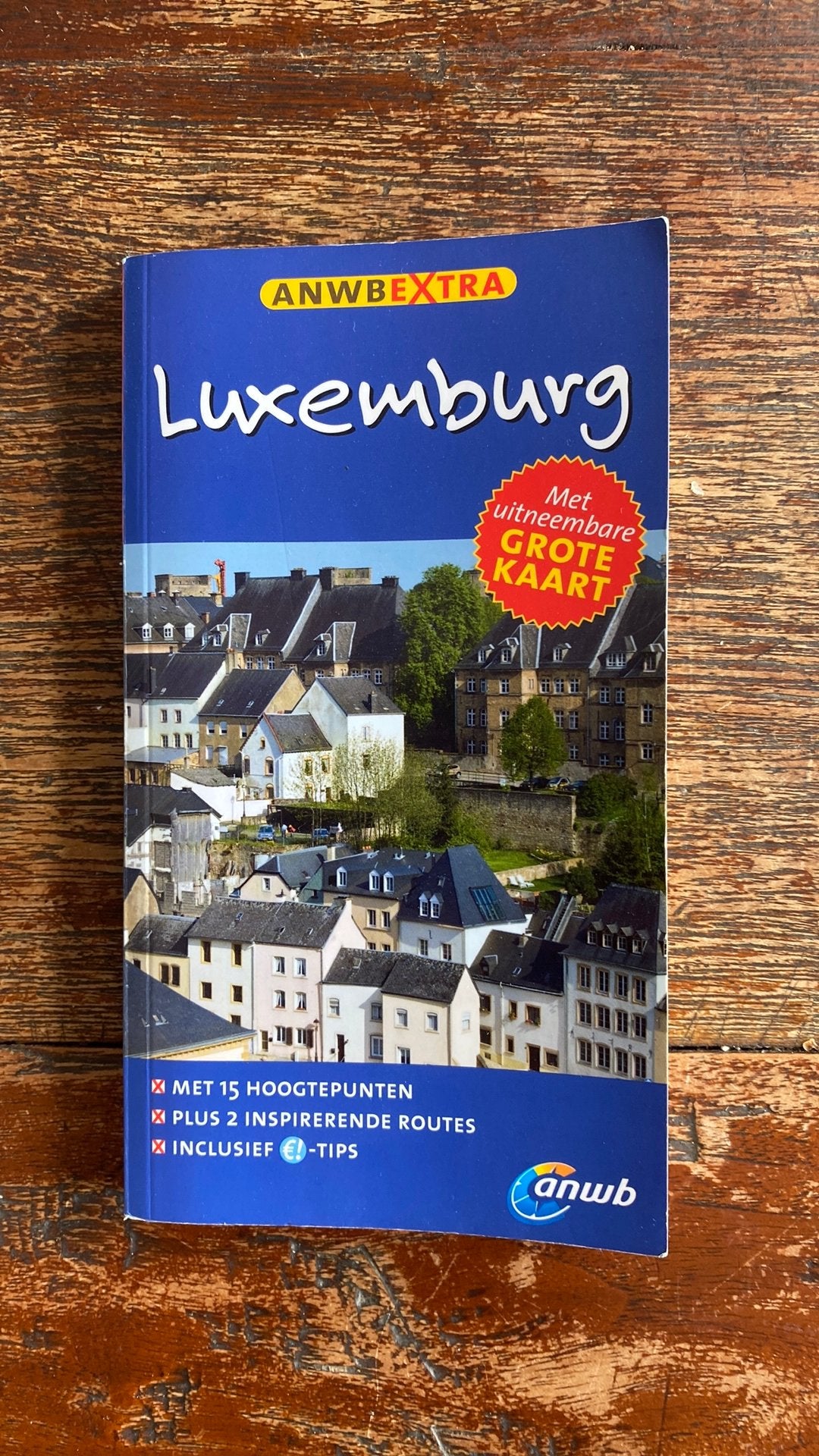 Luxemburg ANWB extra reisgids, Europa, Ophalen of Verzenden, Zo goed als nieuw, Reisgids of -boek