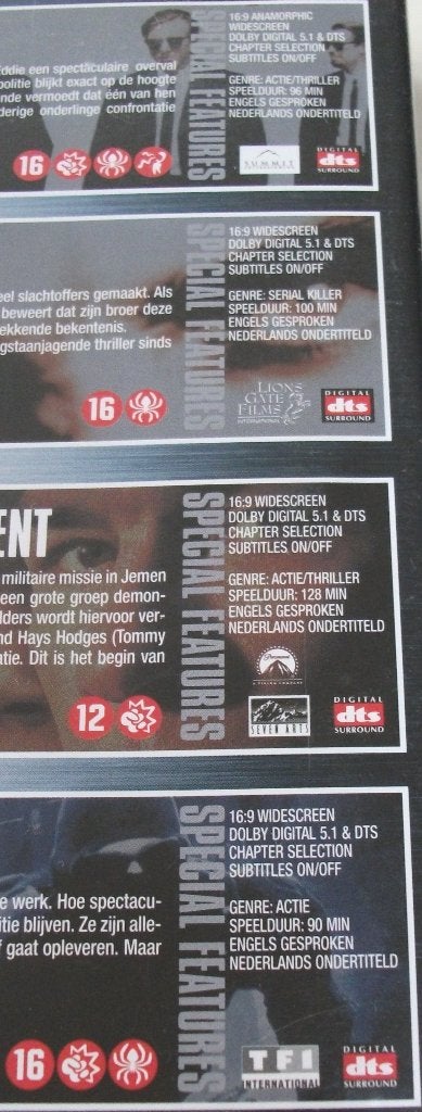 Film-Box *** BEST OF MOVIE POWER *** Volume #3, Engels, Speciale editie, Nederlands, Ophalen of Verzenden