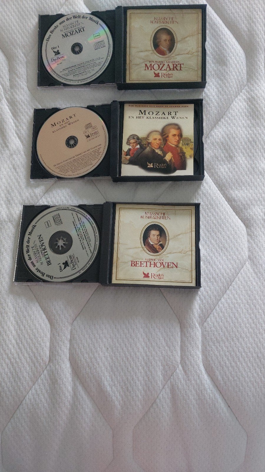 Klassieke CD's: Mozart en Beethoven collectie, Cd's en Dvd's, Ophalen of Verzenden, Gebruikt, Album, Mozart
