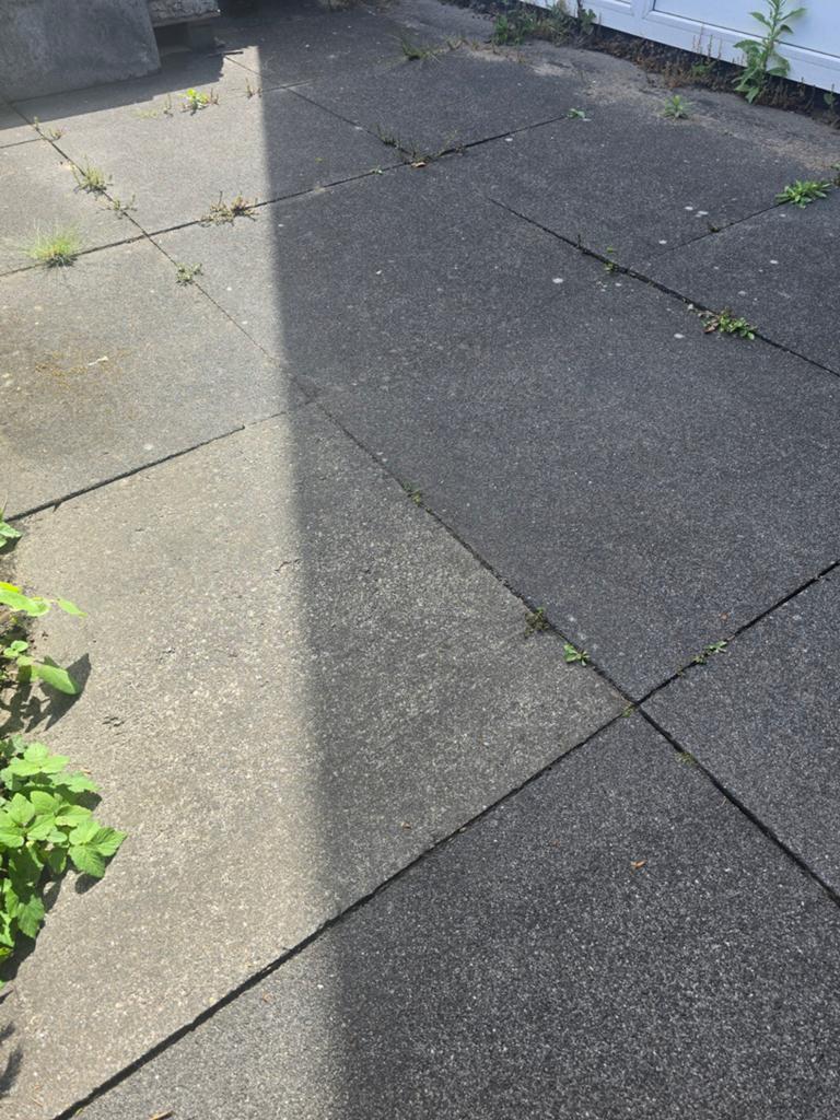 Gebruikte betontegels voor terras of pad gratis, Tuin en Terras, Tegels en Klinkers, Gebruikt, Ophalen of Verzenden, 10 m² of meer