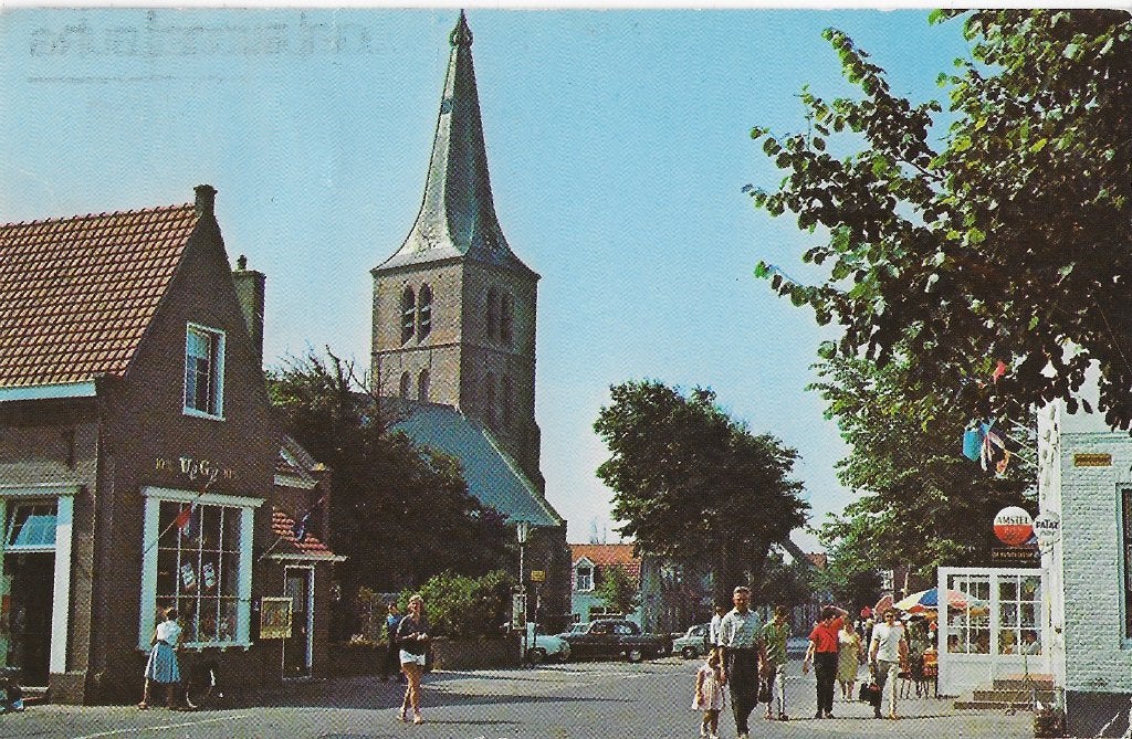 Domburg Oude gelopen Ansichtkaart ( 1243, Ophalen of Verzenden, 1980 tot heden, Gelopen, Zeeland