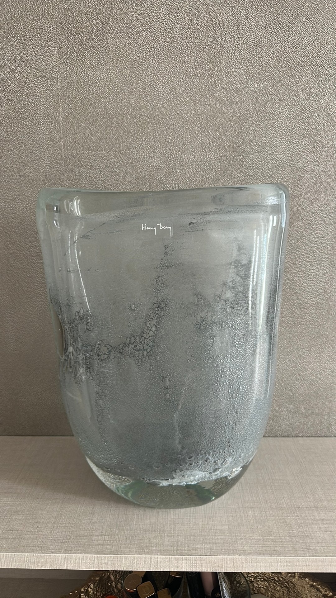 Henry Dean vaas, Ophalen, Zo goed als nieuw, Overige kleuren, Glas
