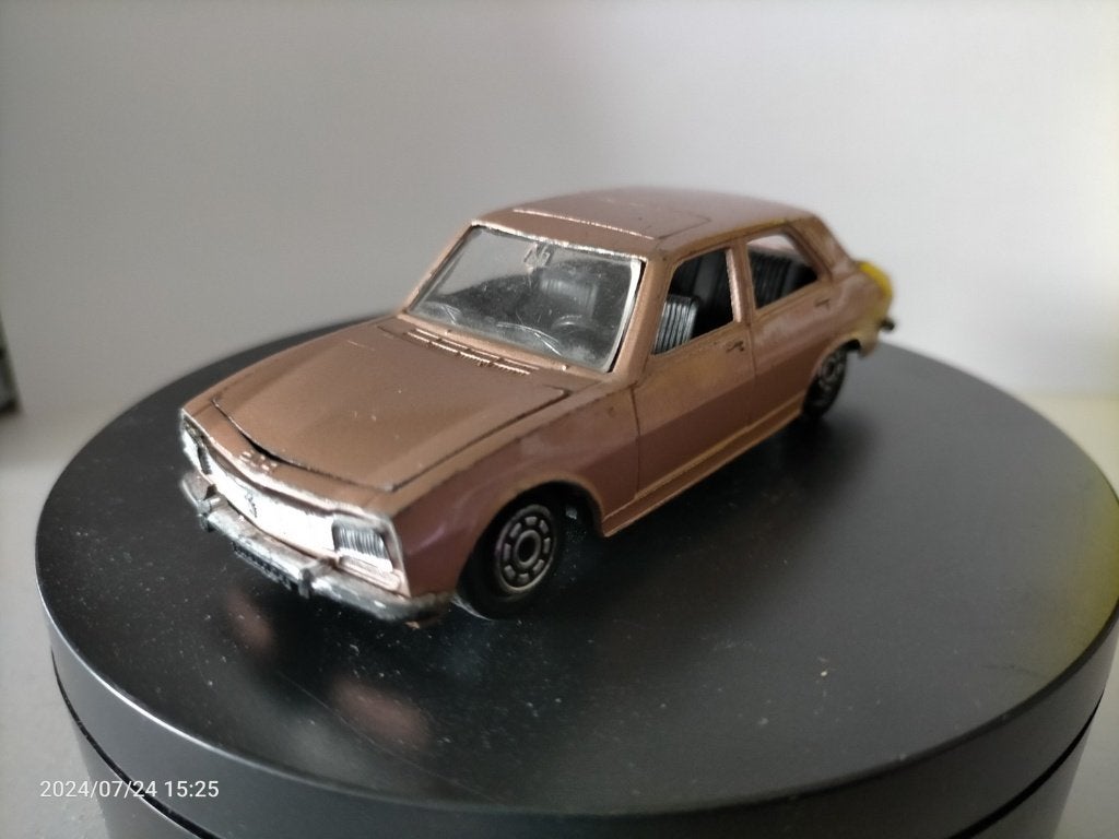 Norev Peugeot 504 Bronze, Verzenden, Auto, Norev