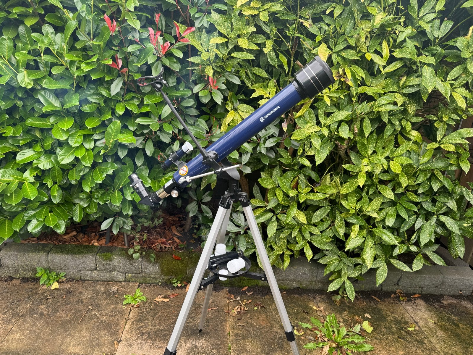 Bresser Refractor Telescoop met Statief en Accessoires, Ophalen, Lenzentelescoop (refractor), Met statief, Zo goed als nieuw