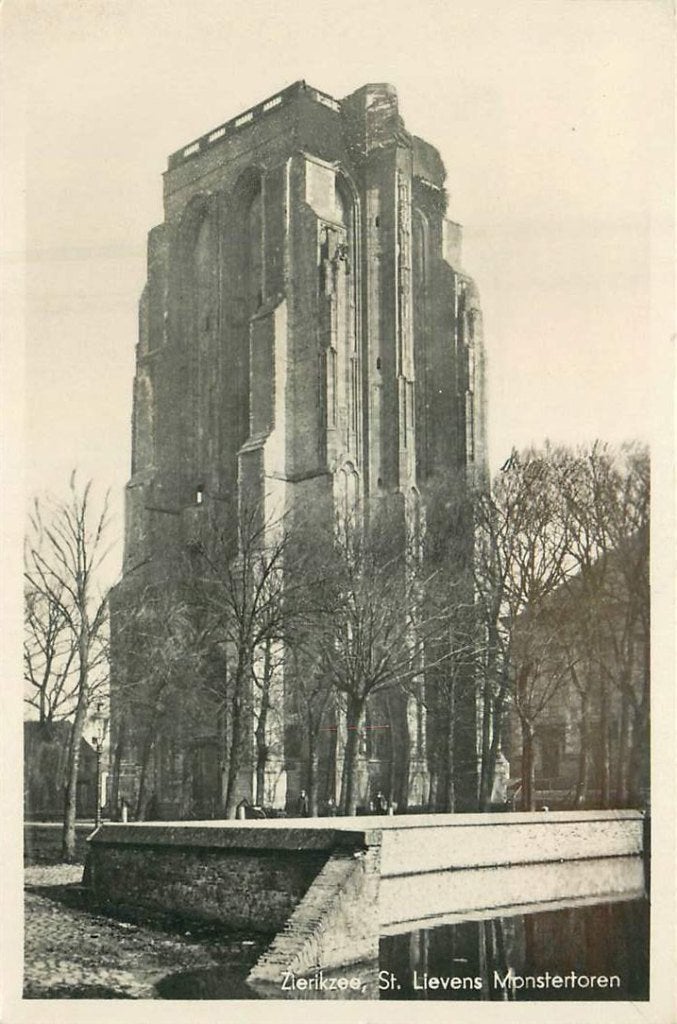 381-084-007 Zierikzee St. Lievens Monstertoren, Verzenden, Voor 1920, Zeeland