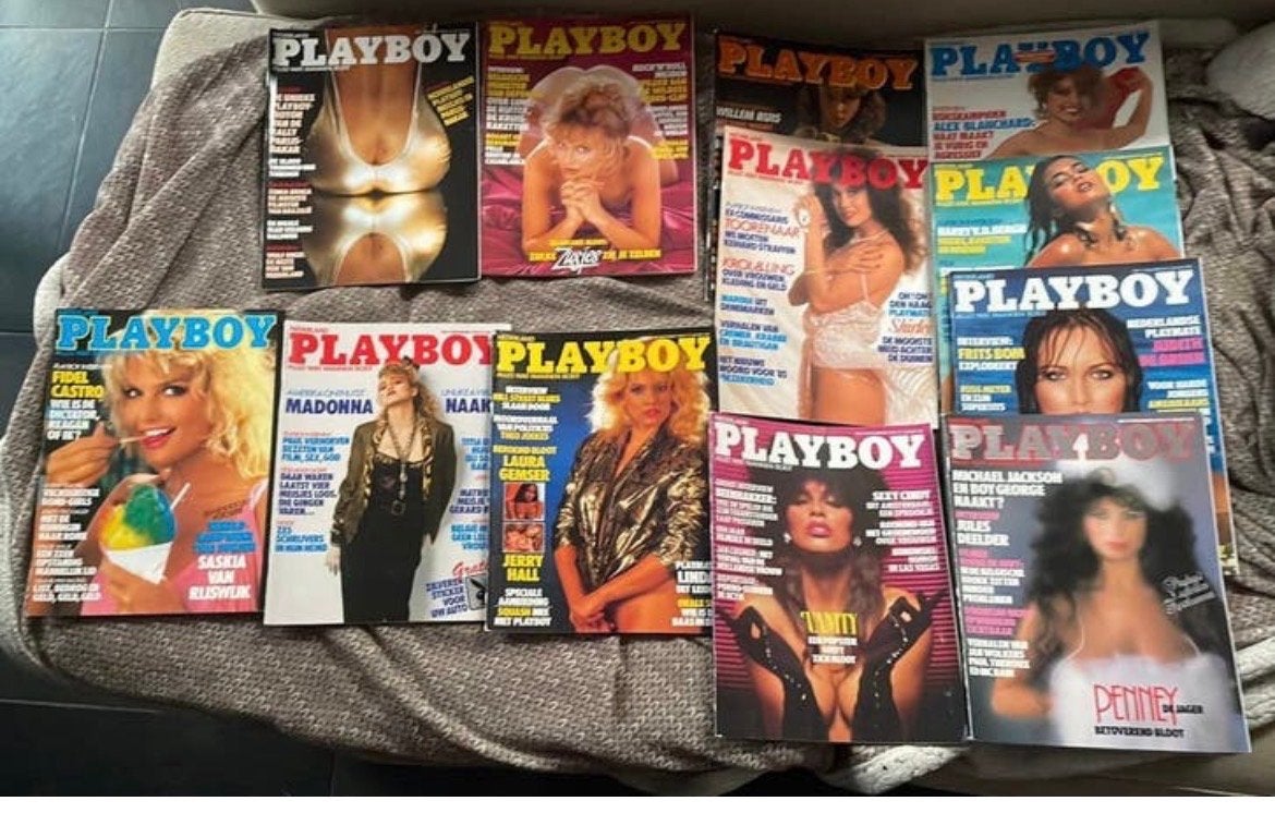 Vintage Playboy 1985 compleet 12, Ophalen of Verzenden, Gelezen, Overige typen