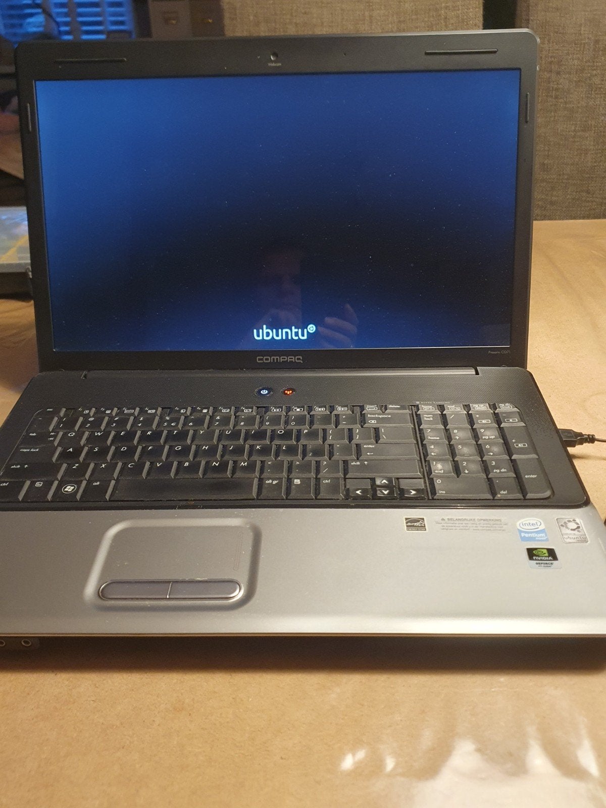 Compaq Presario CQ71-120ED 17 inch  Laptop - Intel Pentium D, Gebruikt, 2 tot 3 Ghz, Qwerty, Compaq