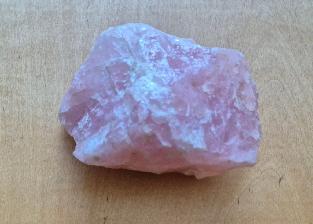mineralen rozenkwarts 1.4 kilo ruw, Verzenden, Mineraal