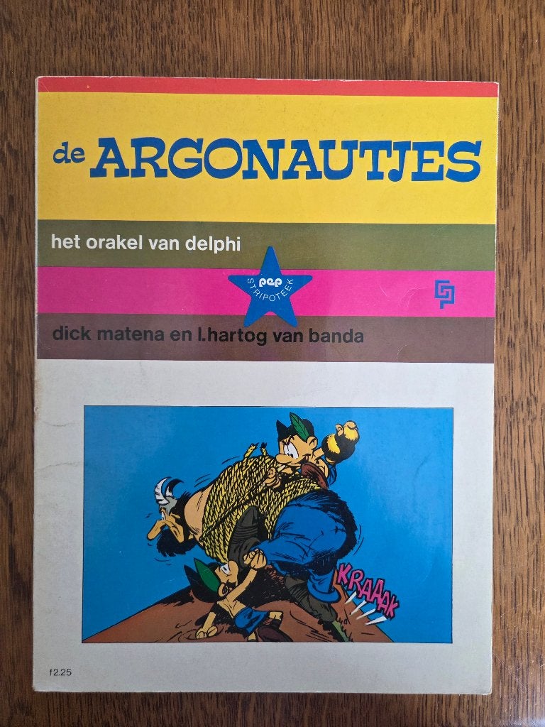 Het orakel van Delphi, de Argonautjes, Gelezen, Eén stripboek, Ophalen of Verzenden, Lo Hartog van Banda