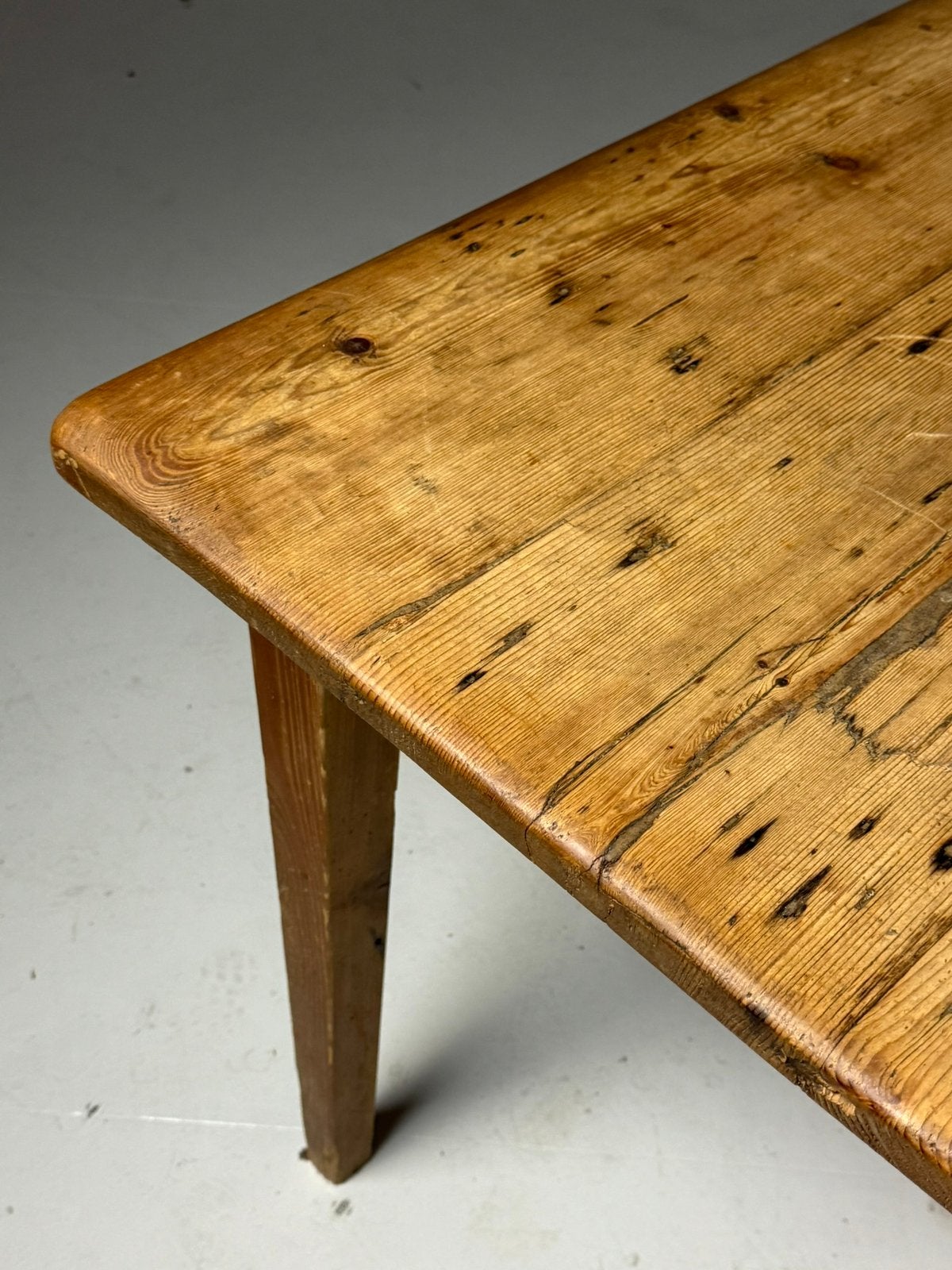 Engelse eettafel grenen 250cm, Ophalen of Verzenden