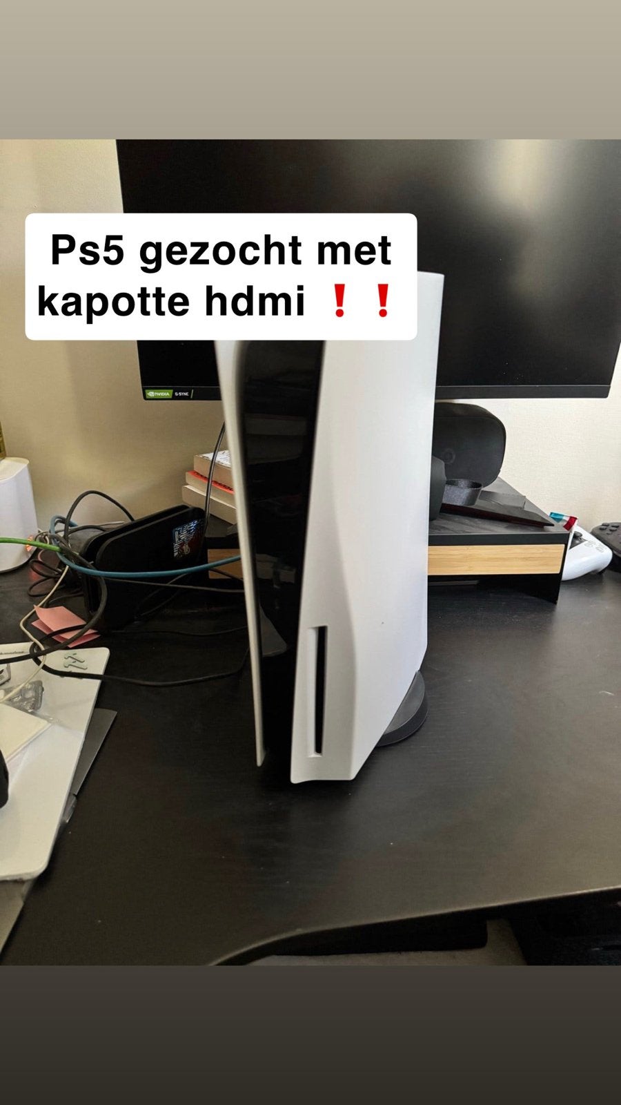 Gezocht: PlayStation 5 met defecte HDMI of andere problemen, Ophalen of Verzenden, Niet werkend, Playstation 5