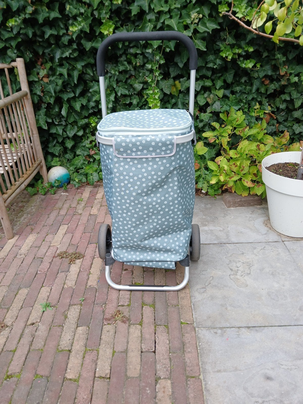 Boodschappentrolley, Ophalen, Zo goed als nieuw, Hard kunststof