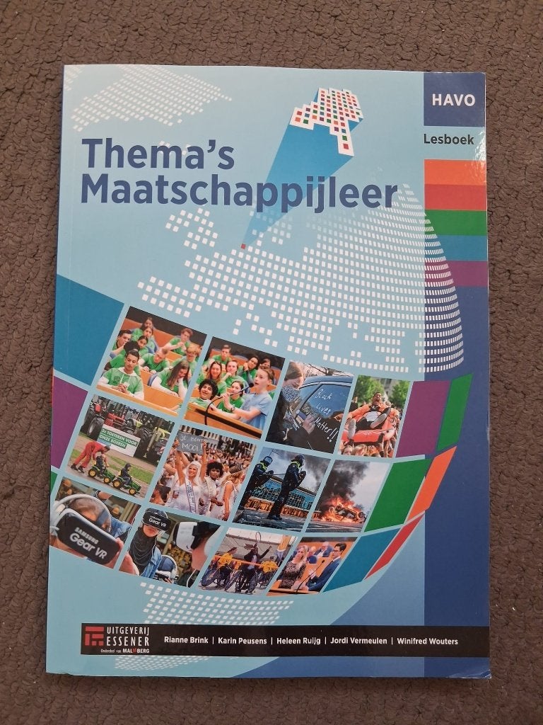 Lesboek havo maatschappijleer, Boeken, Ophalen of Verzenden, Zo goed als nieuw, HAVO, Maatschappijleer