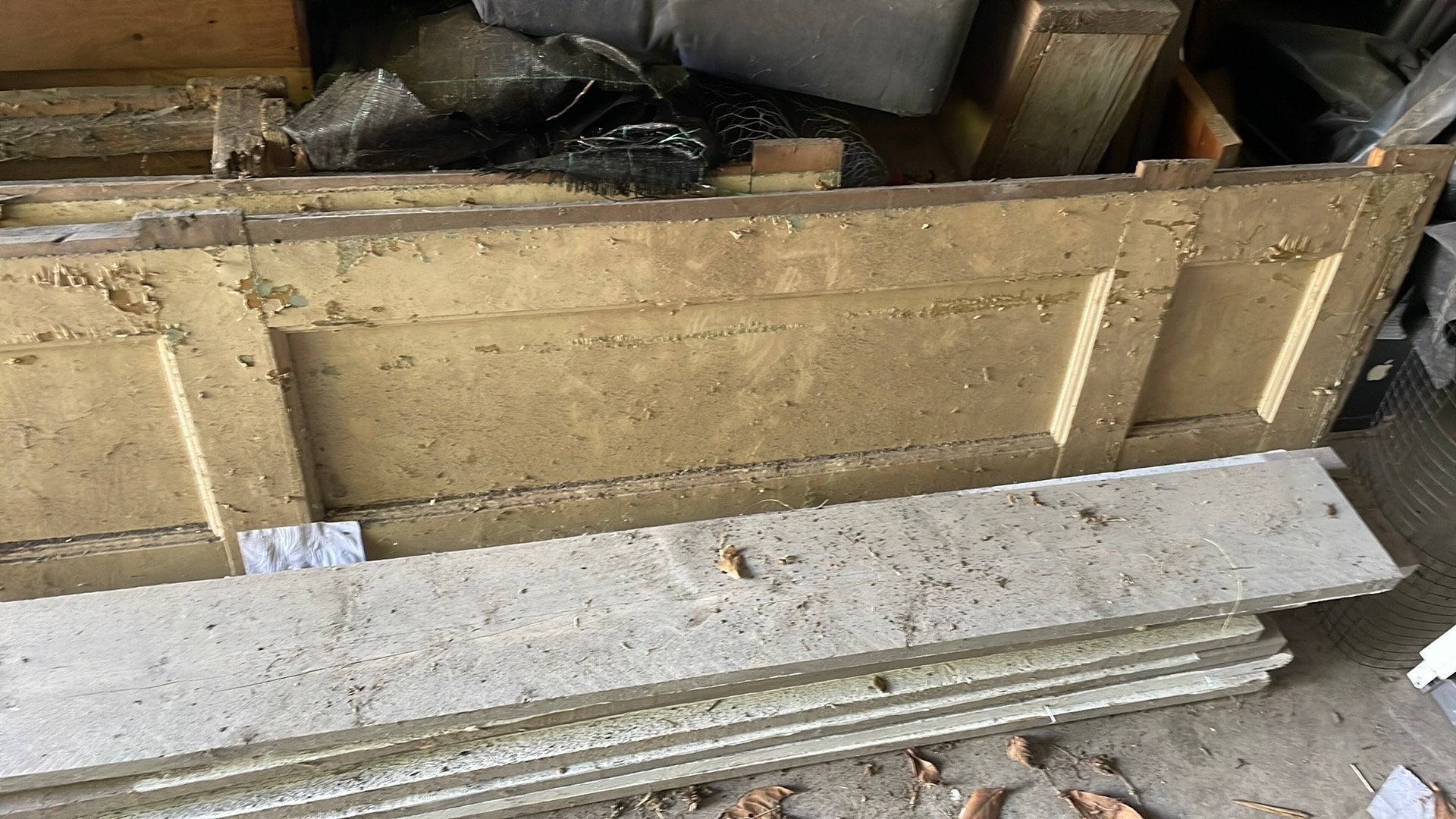 Lambrisering oud!!!, Gebruikt, 25 tot 50 mm, Overige typen, Ophalen of Verzenden