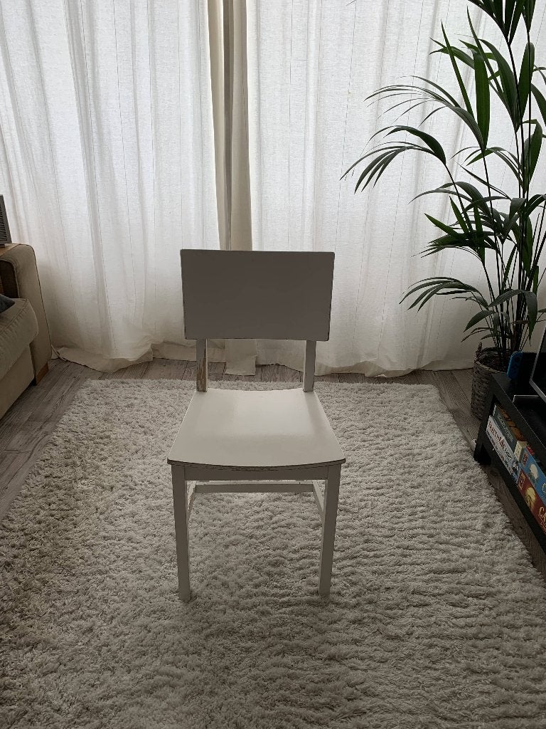 Chair, Ophalen, Gebruikt, Wit, Vier