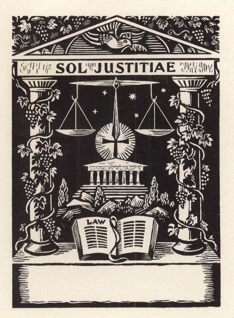 0362 Ex Libris Nederland : Thijs Mauve, 1955, Verzenden, Ex libris