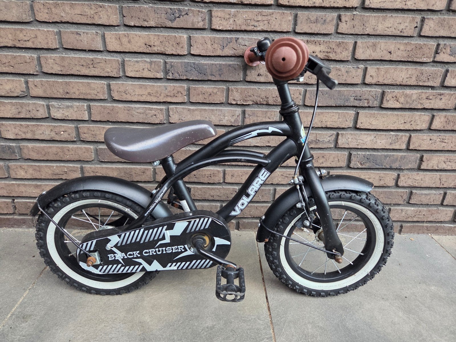 12 inch kinderfiets met zijwieltjes, Fietsen en Brommers, Ophalen, Gebruikt, Minder dan 16 inch, Zijwieltjes