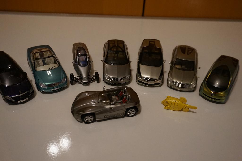 Mercedes 8x toekomst visie; F 100 t/m F 700 + Bionic car, Ophalen of Verzenden, Zo goed als nieuw, Auto, Overige merken
