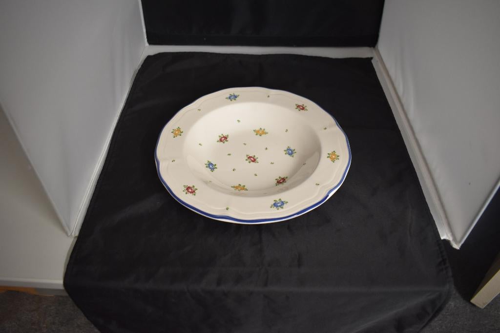 Diepe borden petite Rose servies, Info@detagrijn.com, Overige materialen, Nieuw, Ophalen of Verzenden