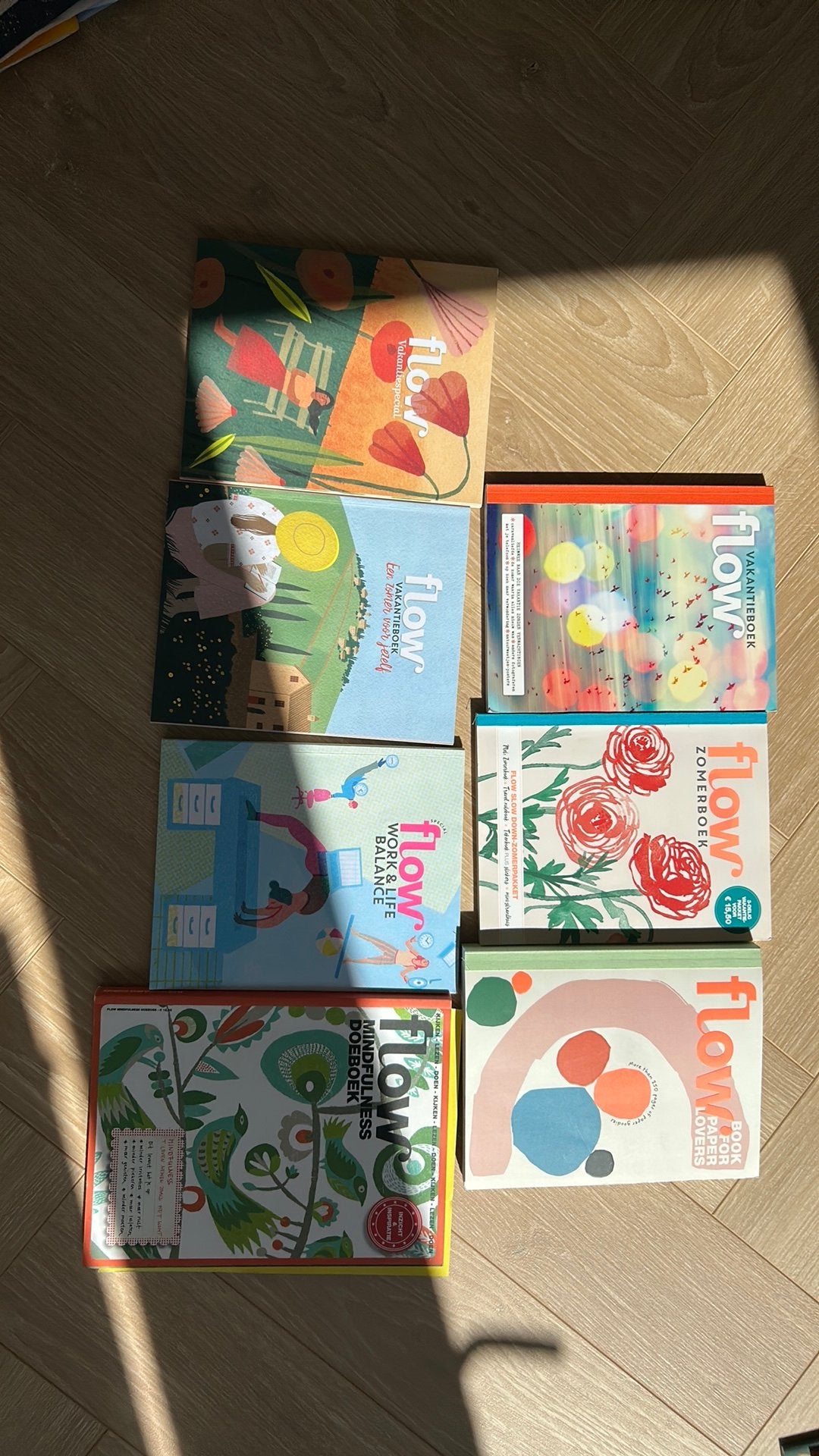 Flow Vakantieboeken & Doeboeken - Set van 7, Boeken, Tijdschriften en Kranten, Ophalen of Verzenden, Zo goed als nieuw, Overige typen