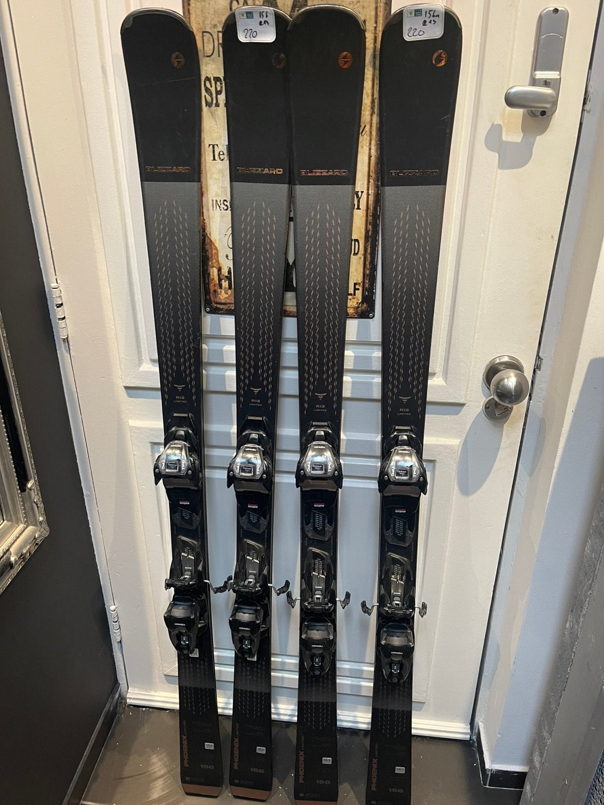 156cm BLIZZARD PHOENIX  R13 LIMITED DAMES ALL ROUD TOP SKIS, Overige merken, 140 tot 160 cm, Ophalen of Verzenden, Zo goed als nieuw