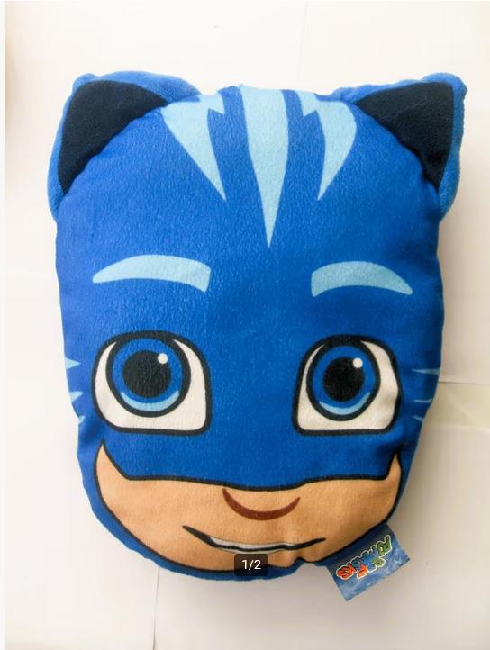 Catboy kussen / PJ Mask kussentje / knuffel pyjamahelden, Ophalen of Verzenden, Zo goed als nieuw, Kleed of Kussen