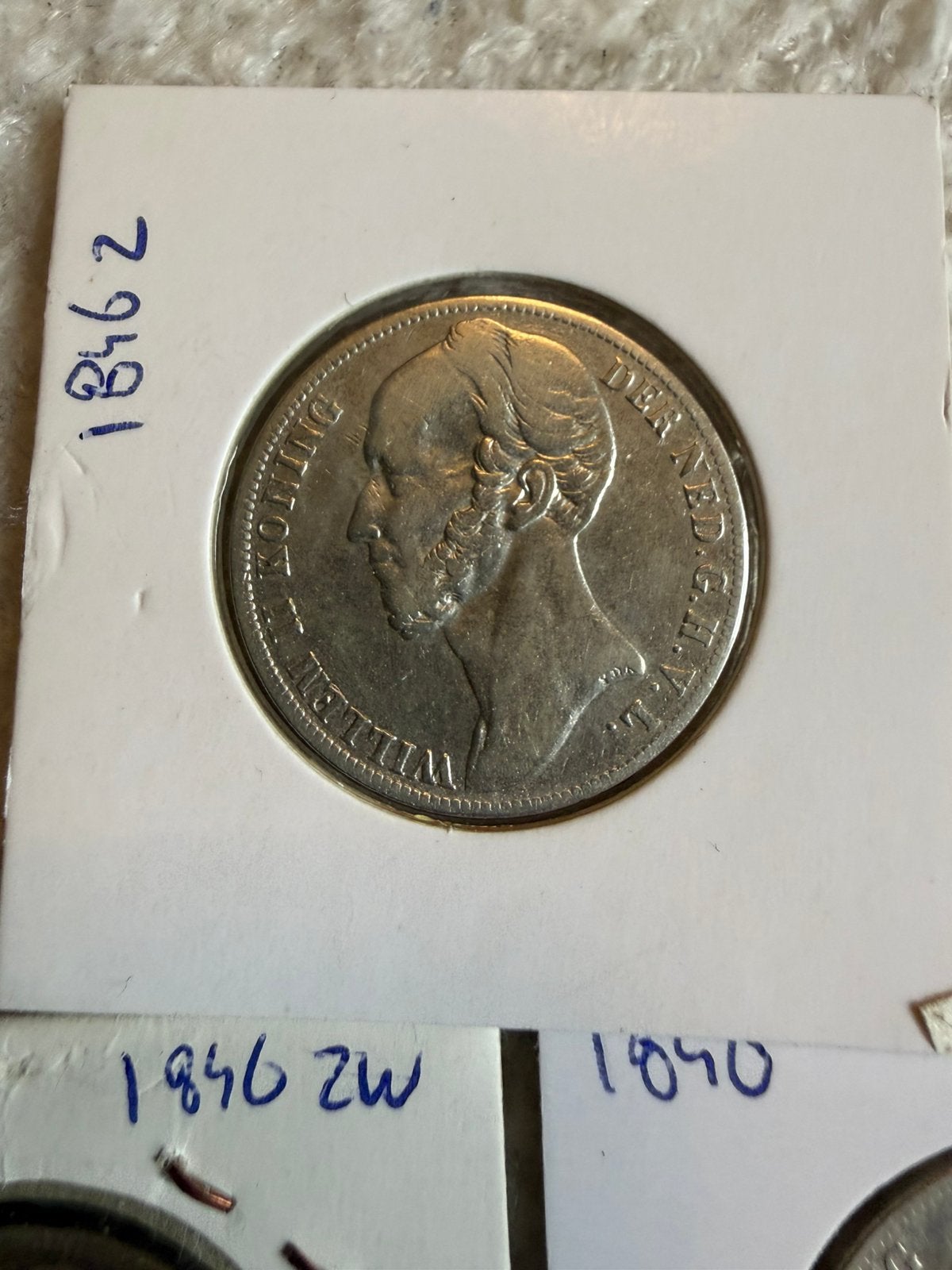 Gulden 1846 zwaard Willem II 3 stuks, Postzegels en Munten, Munten | Nederland, 1 gulden, Zilver, Ophalen of Verzenden, Losse munt