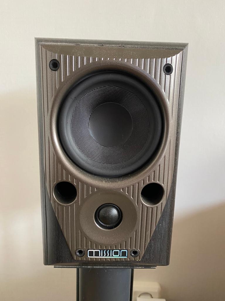 Missiom m70 bookshelf speakers, Audio, Tv en Foto, Luidsprekers, Zo goed als nieuw, 60 tot 120 watt, Front, Rear of Stereo speakers