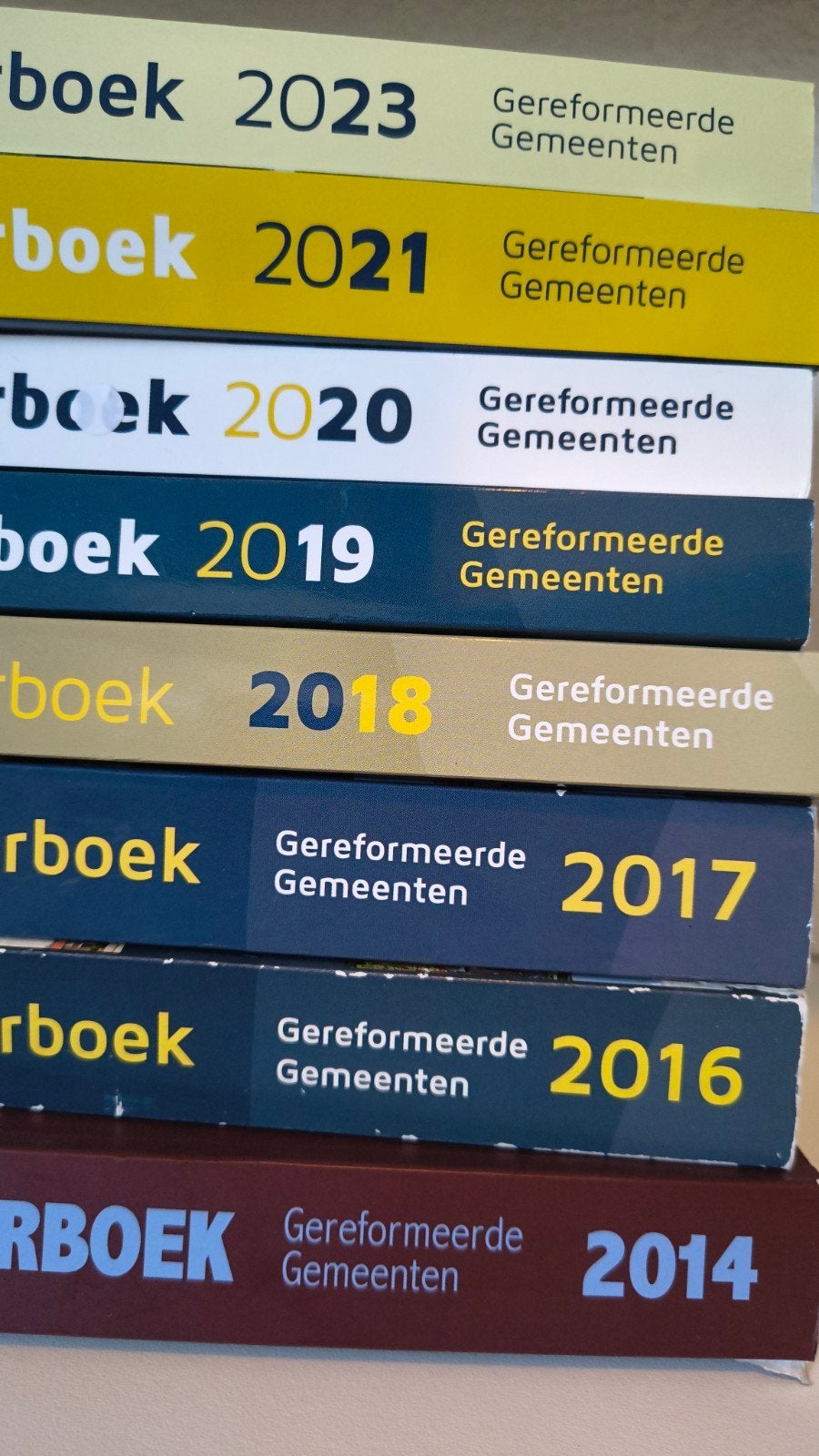 Kerkelijk jaarboeken. Ger Gem, Boeken, Ophalen of Verzenden, Zo goed als nieuw, Christendom | Protestants
