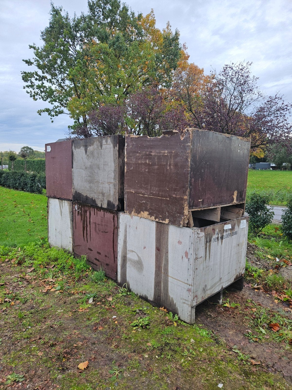 Houten bollenkisten/IBC/haardhout/aardappelkisten, Ophalen, Gebruikt, Rechthoekig, Hout