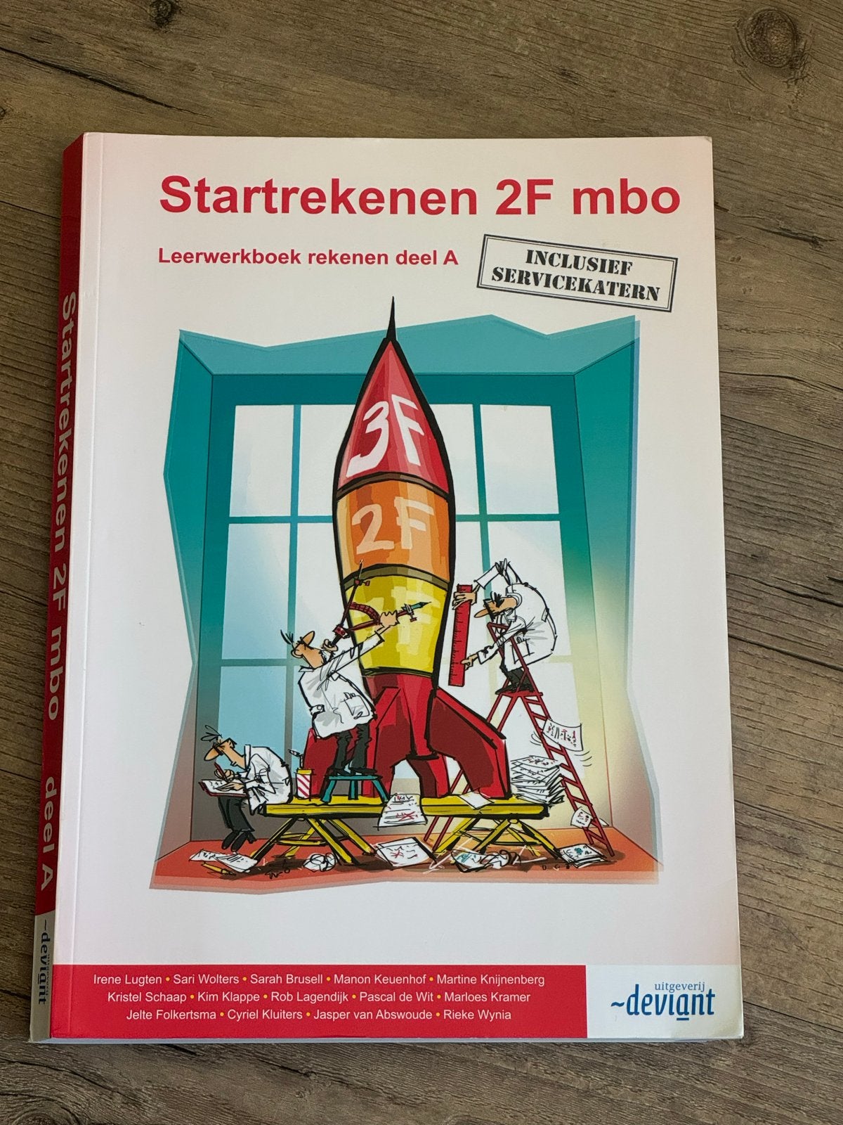 Startrekenen 2F mbo Leerwerkboek rekenen deel A, Ophalen of Verzenden, Zo goed als nieuw, Overige niveaus, Overige vakken