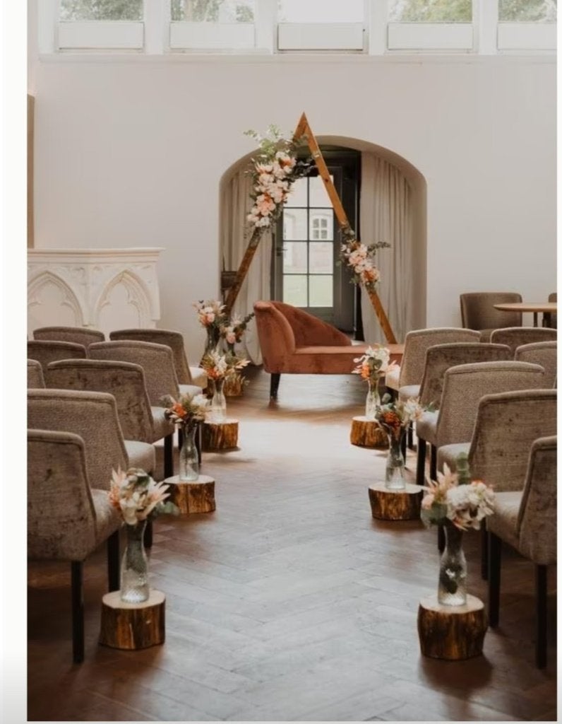 Prachtige set bruiloft decoratie bos/natuur, Ophalen, Zo goed als nieuw, Versiering, Geboorte of Huwelijk
