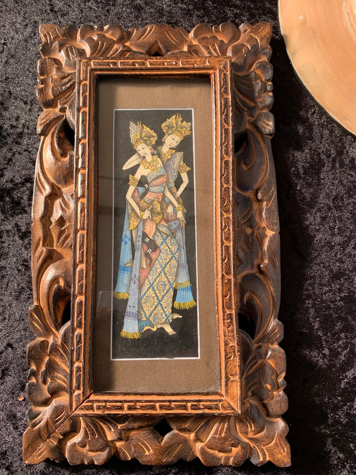 Indonesisch schilderijtje, Ophalen of Verzenden