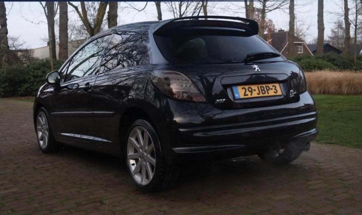 Peugot 207 le Mans, Voorwielaandrijving, Zwart, Alcantara, Zwart
