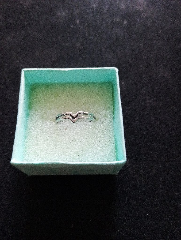 zilveren Ring 925 karaat, Ophalen of Verzenden, Kleiner dan 17, Dame, Zilver