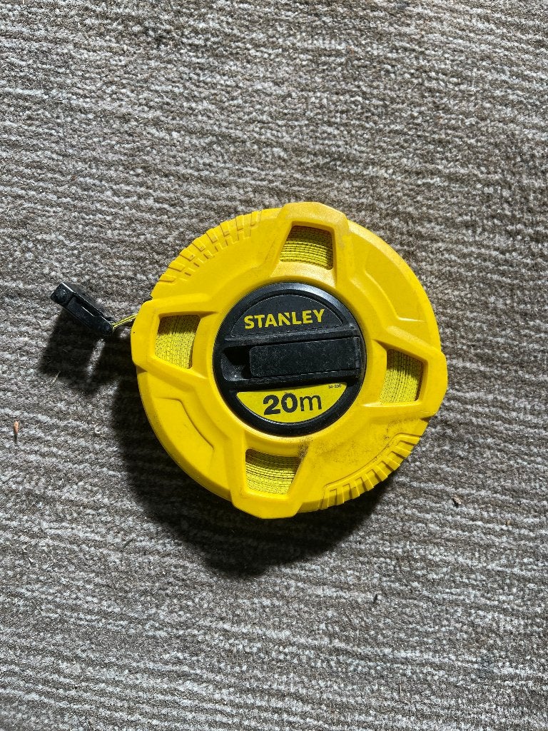 Professioneel meetlint, 20 meter, oprolbaar, Ophalen of Verzenden, Nieuw, Multimeter