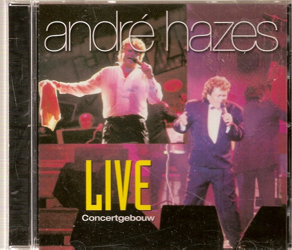Andre Hazes - Live concertgebouw, Cd's en Dvd's, Ophalen of Verzenden, Zo goed als nieuw, Levenslied of Smartlap, Album