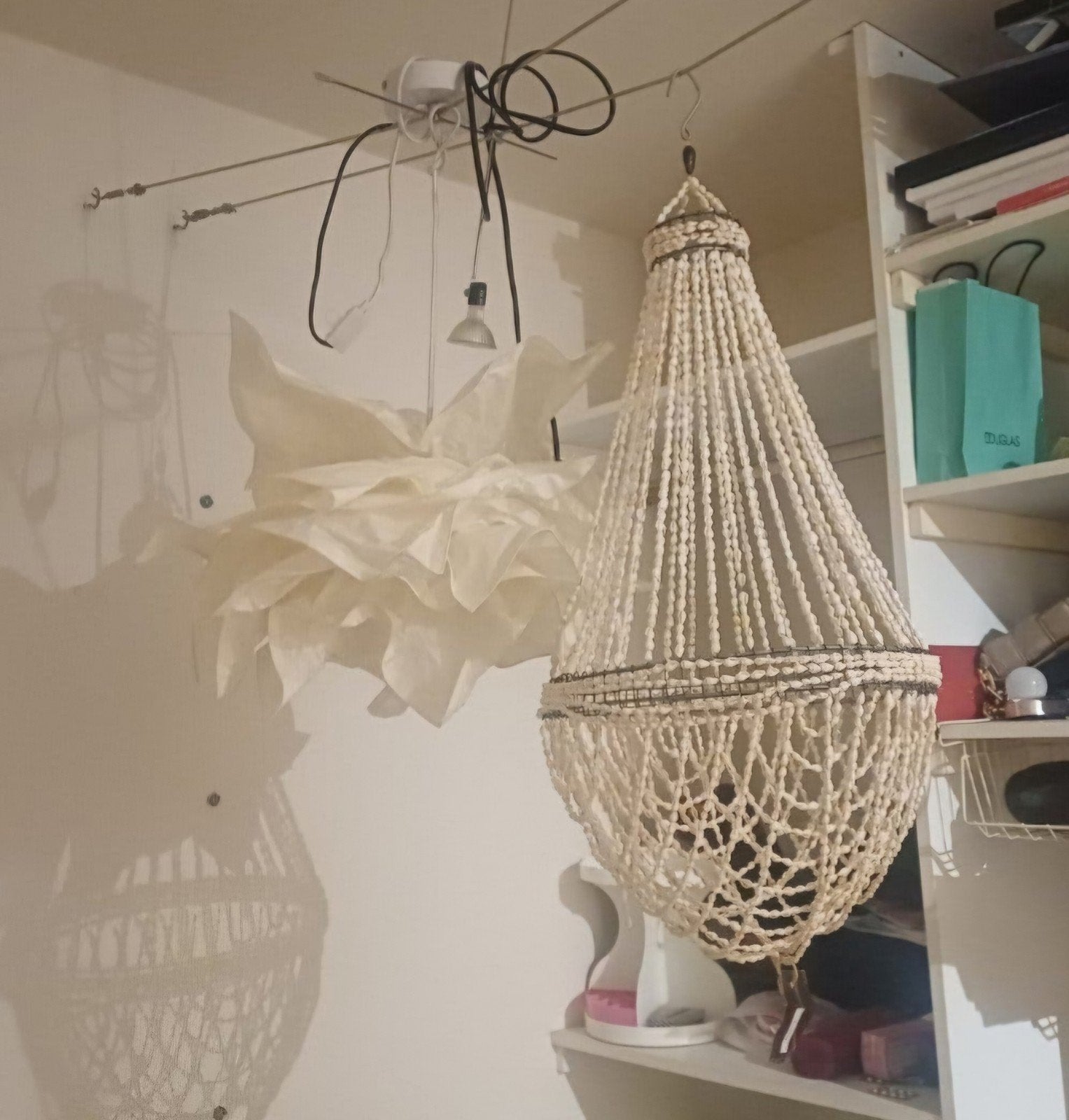 Wolk Hanglamp - Stijlbaar DIY Design, Overige materialen, Modern, DIY, Scandinavisch, Zo goed als nieuw, E27 (groot)