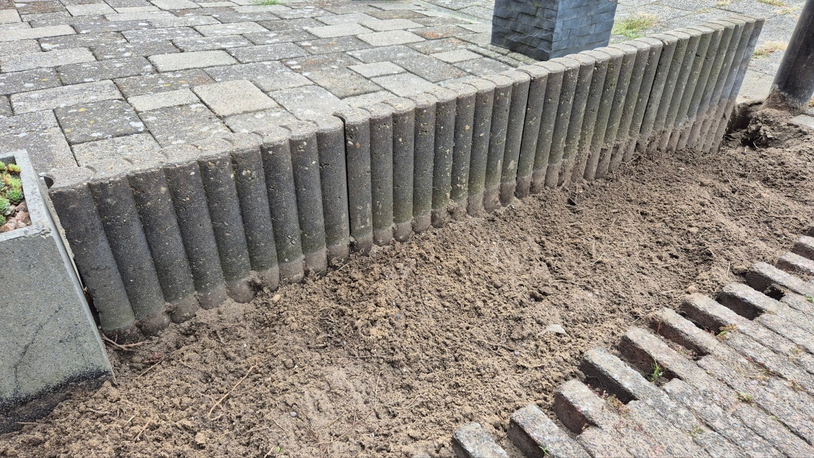 pallisander beton stenen (gratis), Ophalen, Gebruikt, Overige materialen