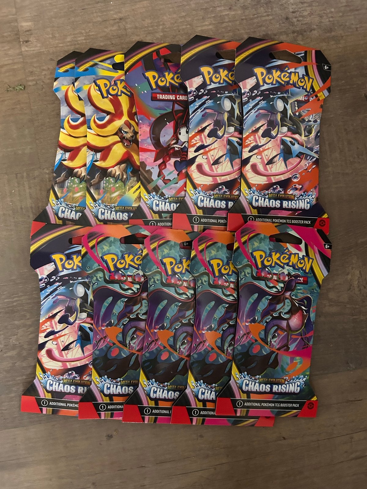 Pokémon Chaos Rising Booster Packs - 8 stuks engels sealed, Ophalen of Verzenden, Nieuw, Booster, Foil