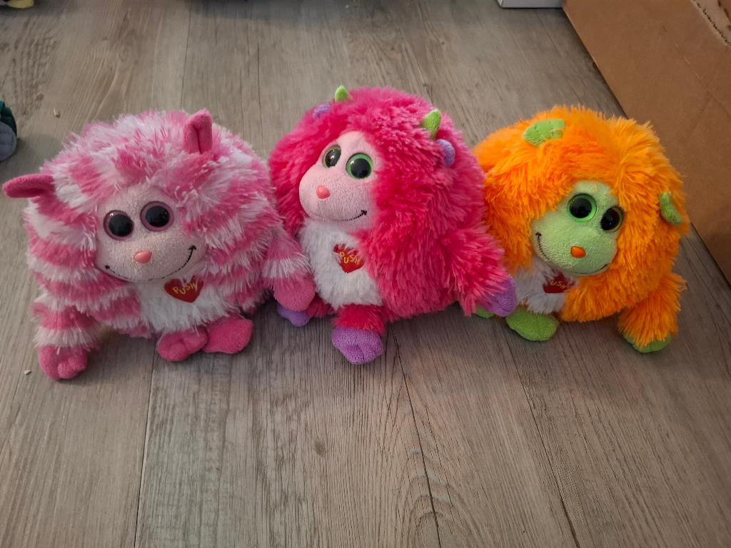 Knuffel - 3x TY Monstaz, Ophalen of Verzenden, Zo goed als nieuw, Overige typen