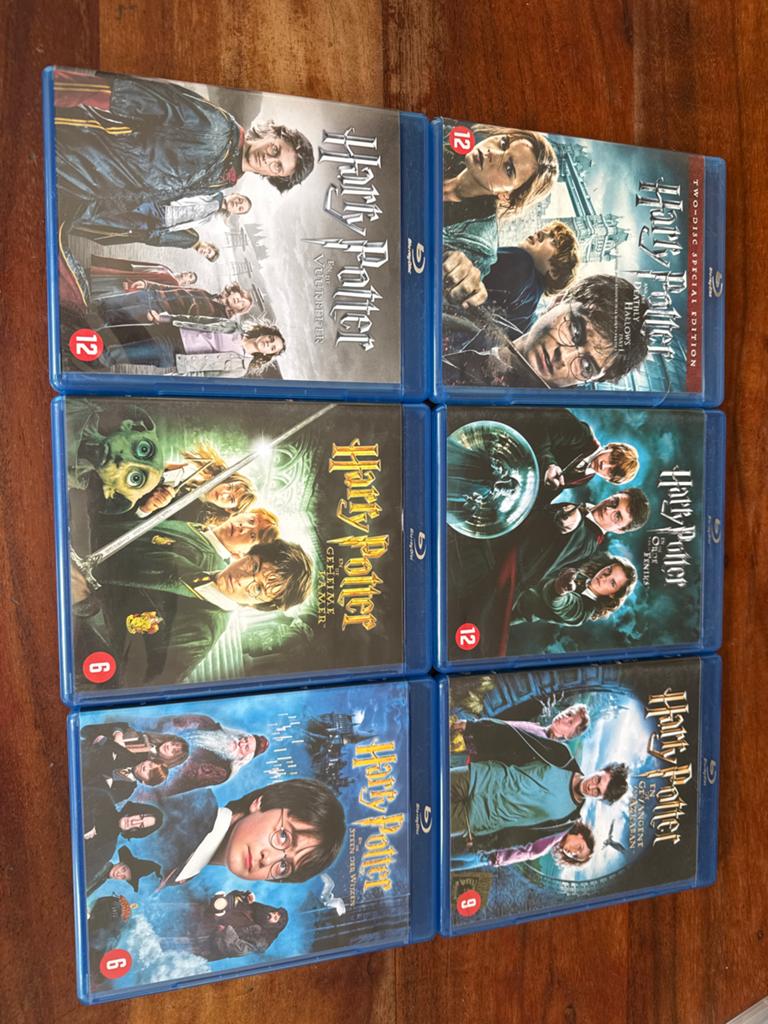 Harry Potter Complete Collection Blu-ray (8 films), Ophalen of Verzenden, Zo goed als nieuw, Science Fiction en Fantasy, Boxset