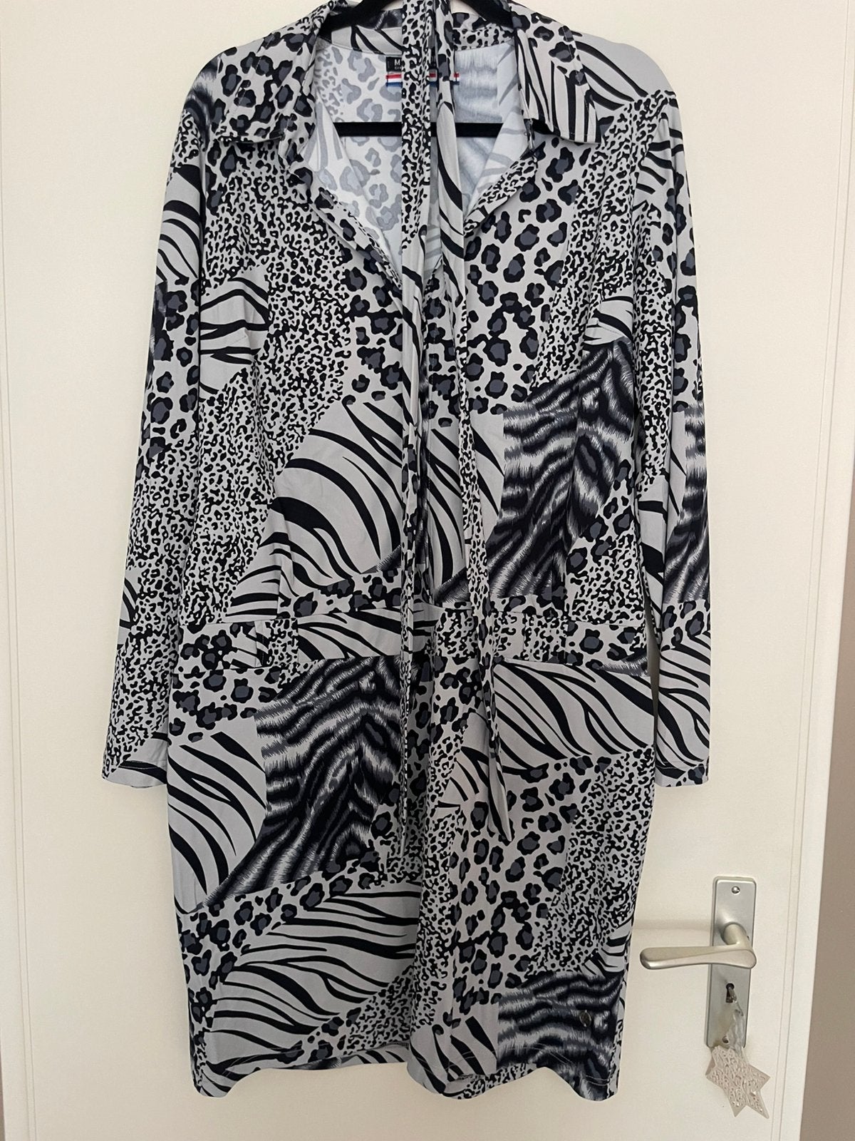 MY PASHION gave travelstof jurk maat xl, Ophalen of Verzenden, Zo goed als nieuw, Zwart, Knielengte