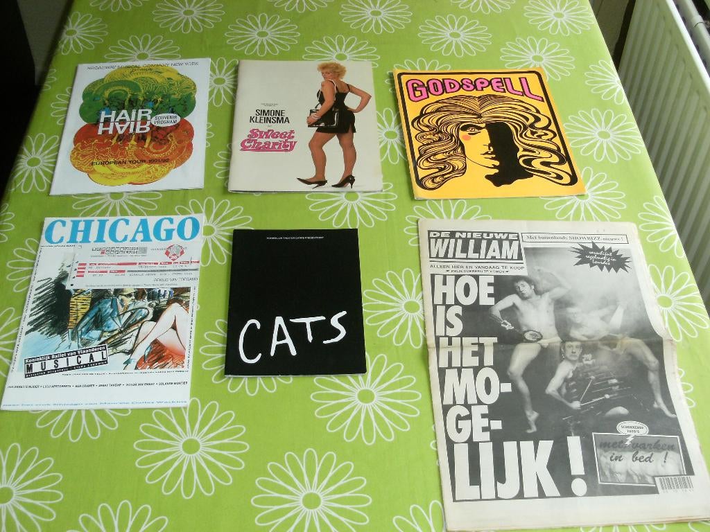 Vintage theater programmaboekjes van veel artiesten (6), Ophalen of Verzenden, Gebruikt, Boek, Tijdschrift of Artikel