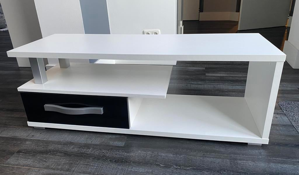 audiomeubel tv hifi meubel vidaxl design audiorack, Ophalen, 100 tot 150 cm, Zo goed als nieuw, Minder dan 100 cm